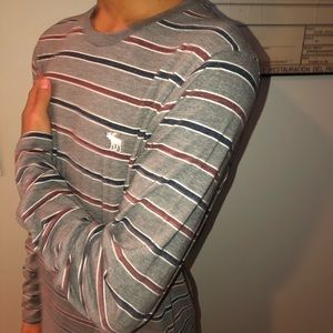 Multi colored striped T-shirt